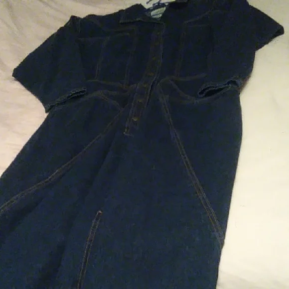 Denim Button-Up Dress - Picture 7 of 9
